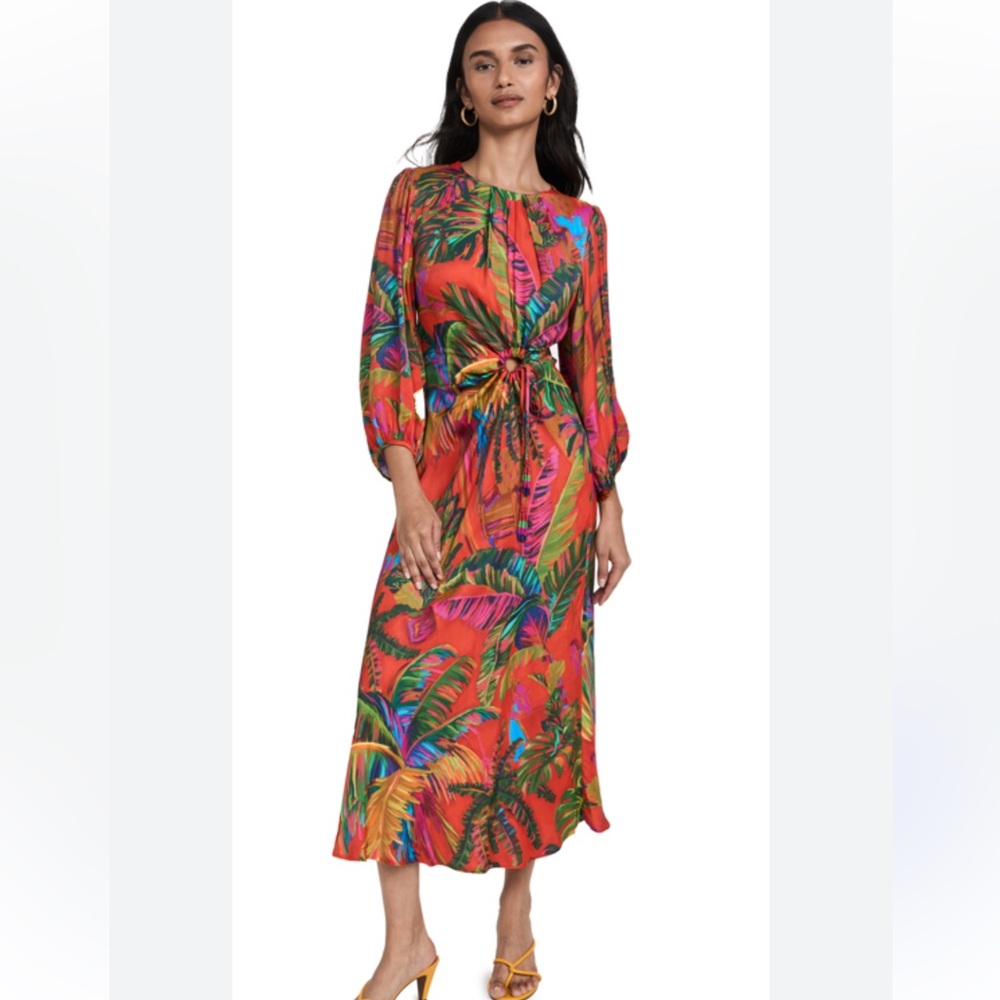 Farm Rio Urban Jungle Midi Dress